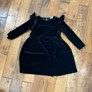 Velvet butterfly sleeve Crewcuts dress